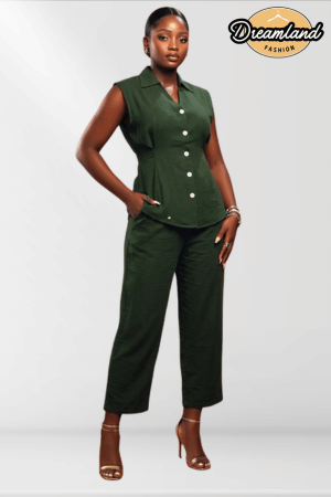 The Linden Sleeveless Utility Set
